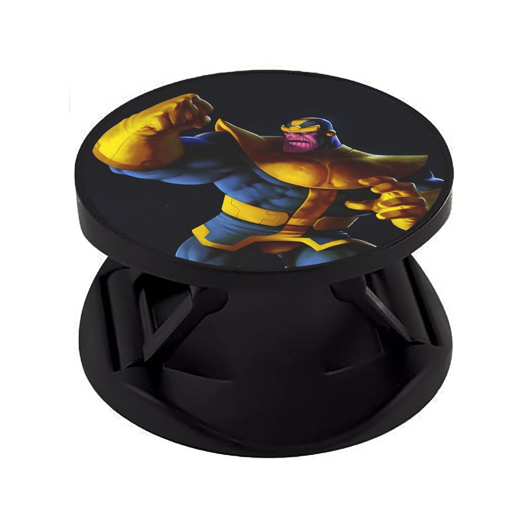 Eggshell Premium Super Matte Phone Grip & Stand | Expandable Mobile Back Holder for Smartphones & Tablets | (Comic Thanos)