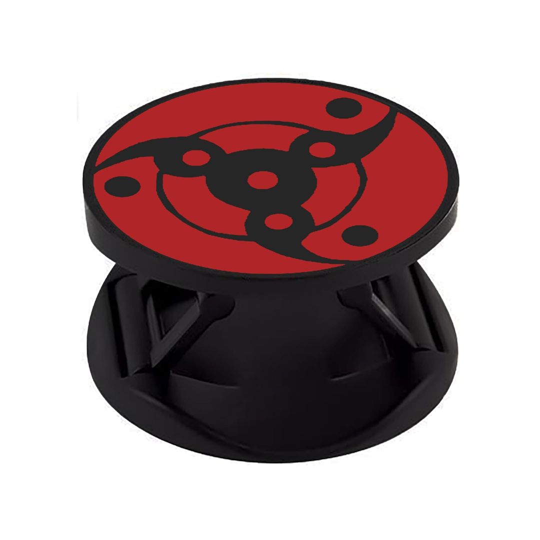 Eggshell Premium Super Matt Finish Effect Mobile Back Holder (Mobile Selfie Finger Grip) with Expanding Stand for All Smartphones & Tablets (Fugaku's Mangekyo Sharingan)