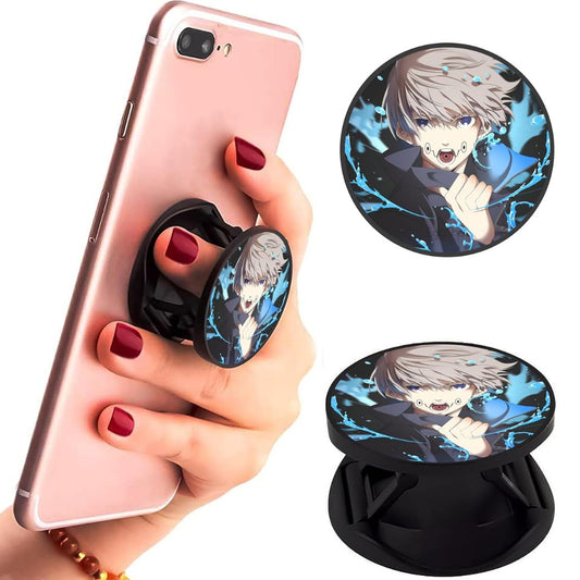 Eggshell Premium Super Matte Phone Grip & Stand | Expandable Mobile Back Holder for Smartphones & Tablets | (JJK Inumaki Toge Curse Speech)