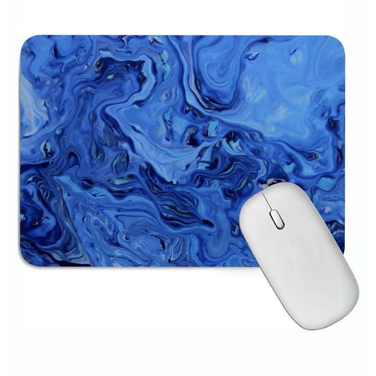Artich Designer Gaming Mouse Pad for Office Laptop/Computer with Super Soft Non-Slip Rubber Base and Lycra Cloth Surface for Silky Touch Rectangle (Rippled Blue Ocean)