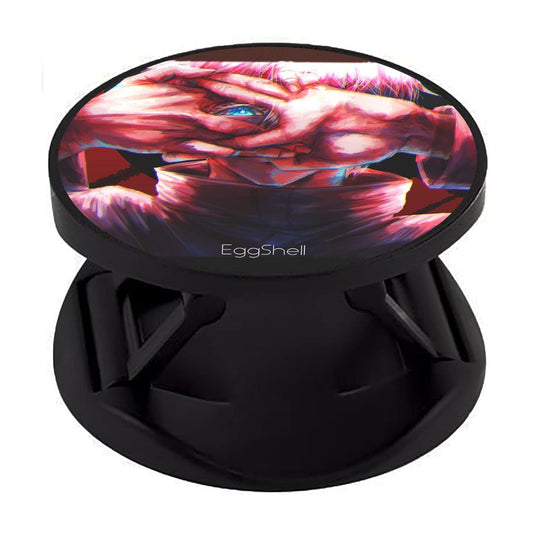 Eggshell Premium Super Matte Phone Grip & Stand | Expandable Mobile Back Holder for Smartphones & Tablets | (Gojo Hiding his Six Eyes)
