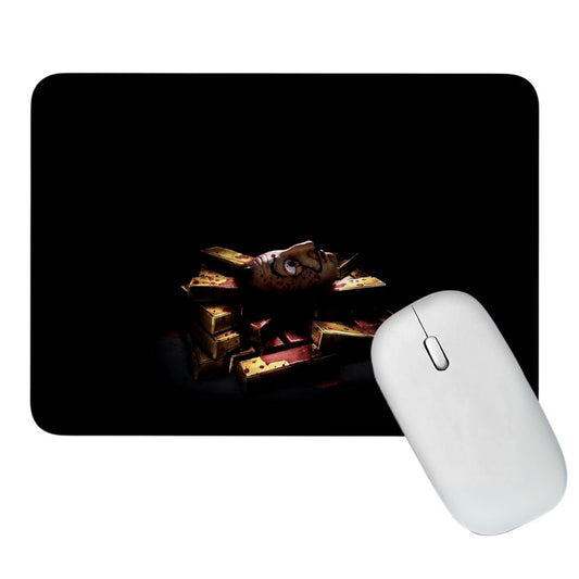 Artich Designer Gaming Mouse Pad for Office Laptop/Computer with Super Soft Non-Slip Rubber Base and Lycra Cloth Surface for Silky Touch Rectangle (Bloodshed Money Heist)