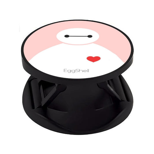Eggshell Premium Super Matte Phone Grip & Stand | Expandable Mobile Back Holder for Smartphones & Tablets | (Baymax)
