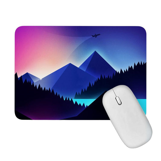 Artich Designer Gaming Mouse Pad for Office Laptop/Computer with Super Soft Non-Slip Rubber Base and Lycra Cloth Surface for Silky Touch Rectangle (Beyond The Solid Mountains)