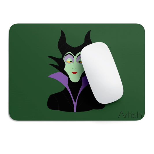 Artich Designer Gaming Mouse Pad for Office Laptop/Computer with Super Soft Non-Slip Rubber Base and Lycra Cloth Surface for Silky Touch Rectangle (Evil Witch)