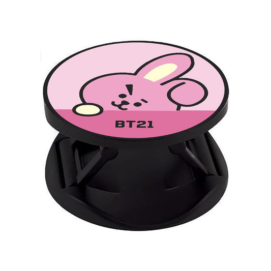 Eggshell Premium Super Matte Phone Grip & Stand | Expandable Mobile Back Holder for Smartphones & Tablets | (BT21 - Confident Chooky)
