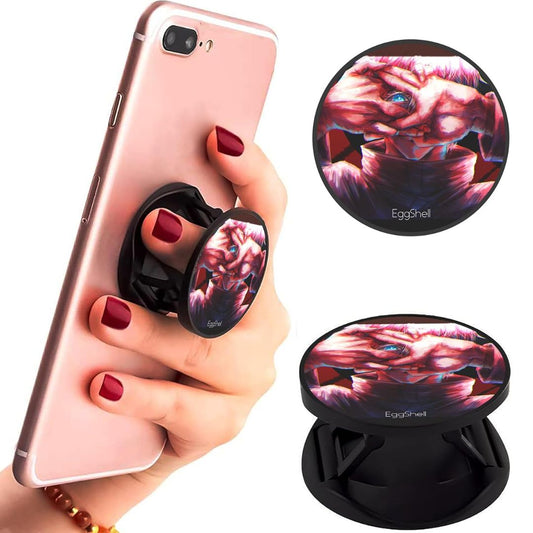 Eggshell Premium Super Matte Phone Grip & Stand | Expandable Mobile Back Holder for Smartphones & Tablets | (Gojo Hiding his Six Eyes)
