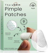 TheraSkin Pimple Patches  | Korean Formulation Hypoallergenic | Micro Needle Patch | Hydrocolloid Waterproof Patches | Absorbs Excess Oil | Pimple & Acne Overnight | Invisible 9 Patches